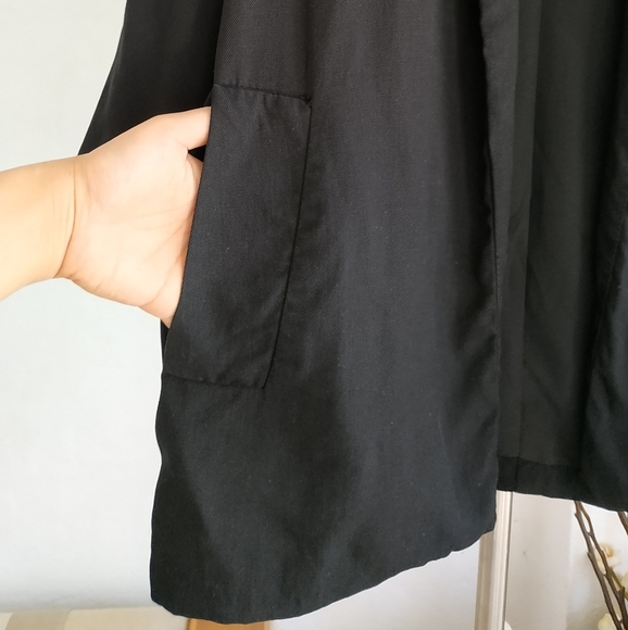 Zara Open draped front Light Blazer - Picture 4 of 9